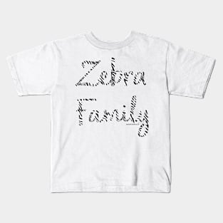 ZEBRA Family Kids T-Shirt